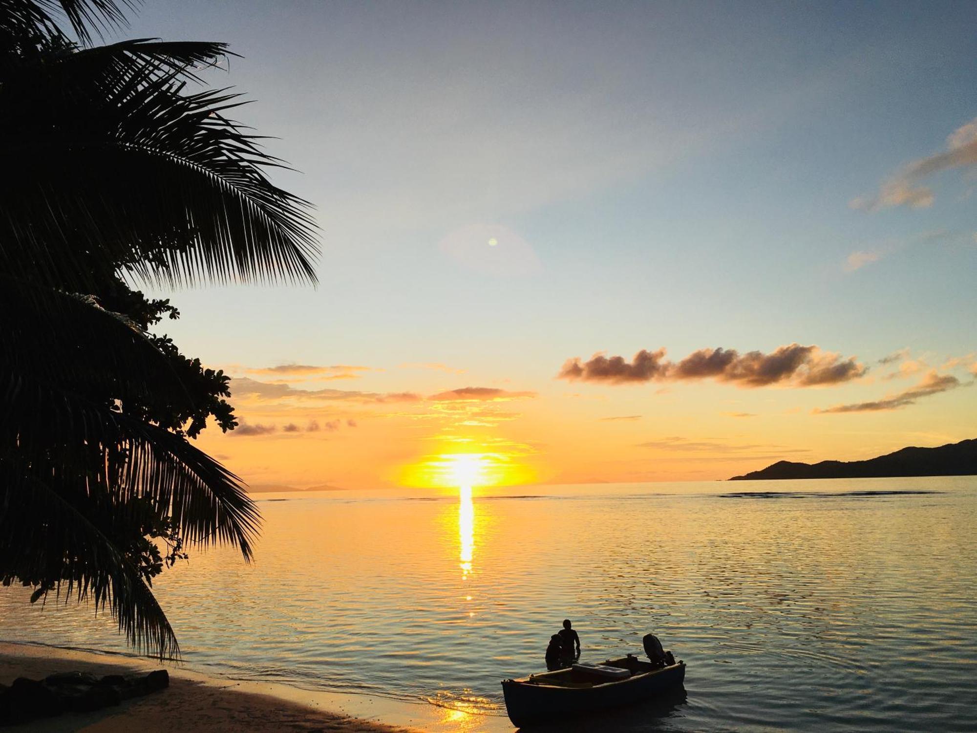 Digwa Beach Chalet La Digue Buitenkant foto