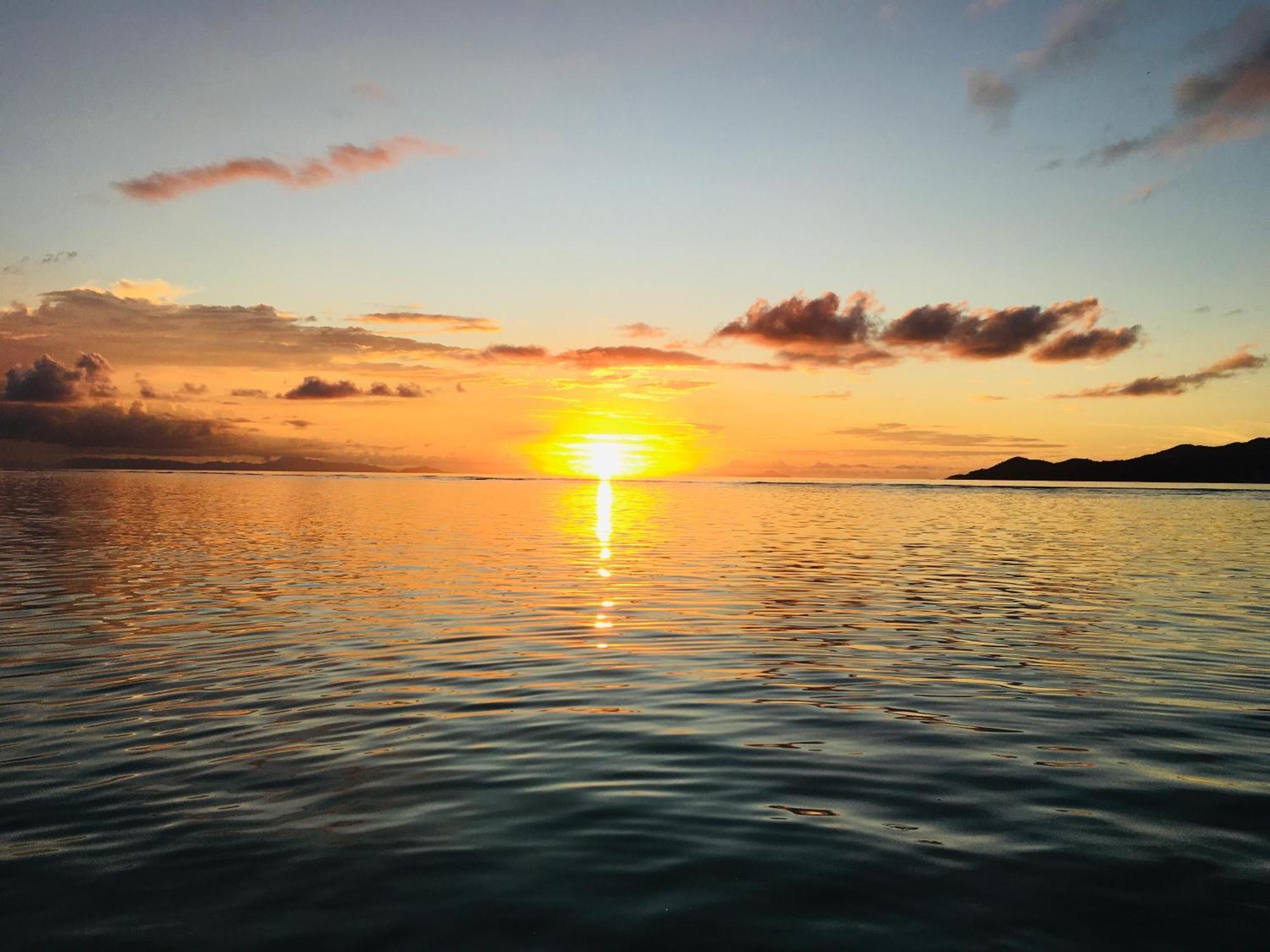 Digwa Beach Chalet La Digue Buitenkant foto