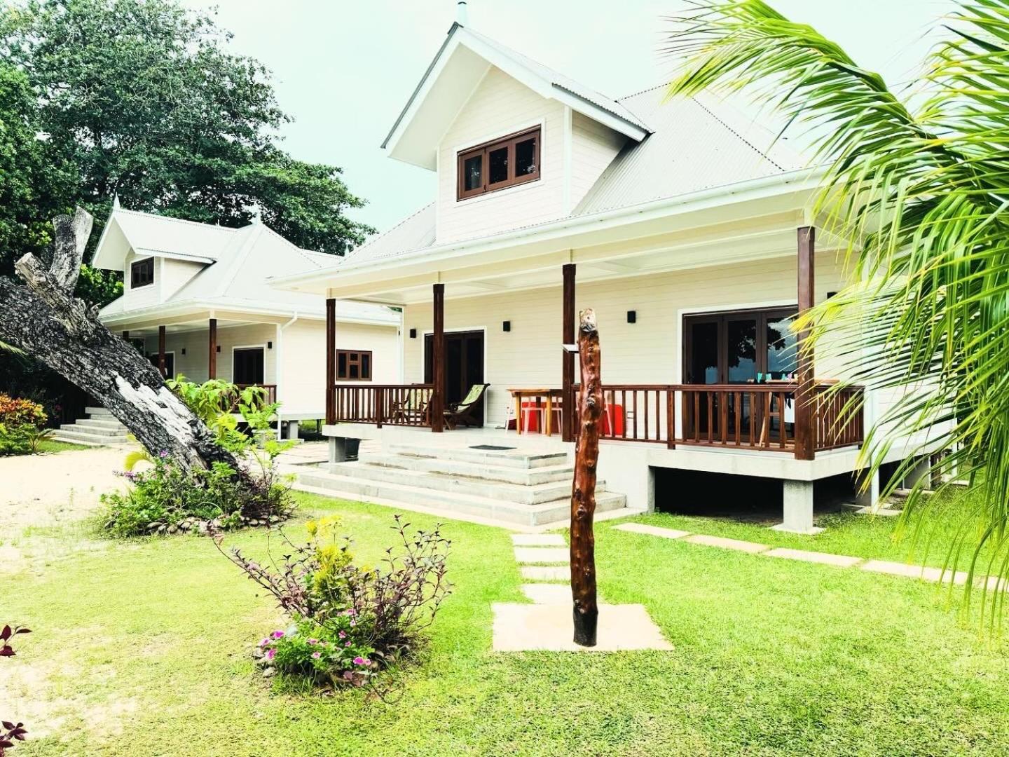Digwa Beach Chalet La Digue Buitenkant foto