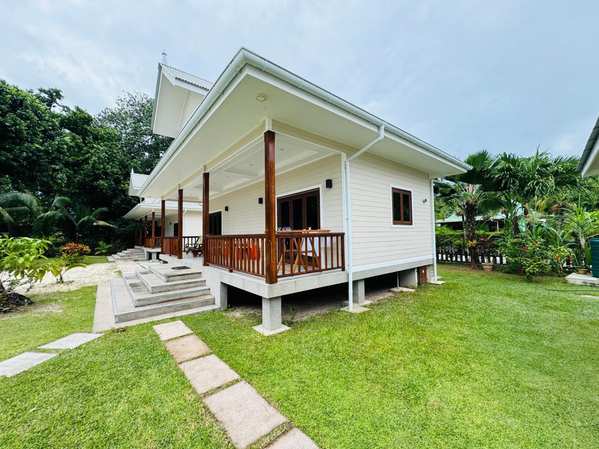 Digwa Beach Chalet La Digue Buitenkant foto
